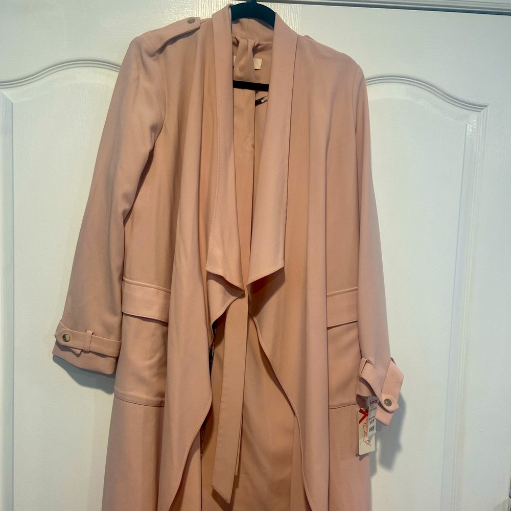 BRAND NEW - pale pink trench coat